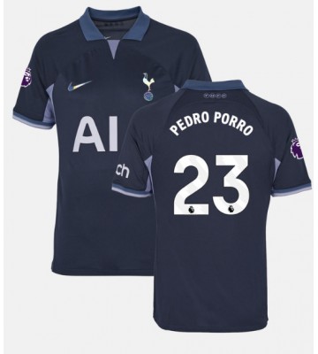 Tottenham Hotspur Pedro Porro #23 Udebanetrøje 2023-24 Kort ærmer